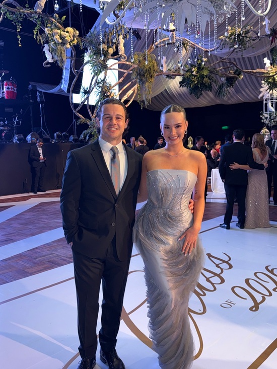 Erika Weise Dresses & Skirts - Strapless Silver Evening Gown